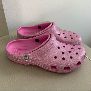 Crocs Classic Clog - Hot Pink Glitter